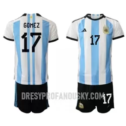 Levné Dětský Fotbalový Dres Argentina Alejandro Gomez 17 Domácí Mistrovství Světa 2022 Levné Dětský Fotbalový Dres Argentina Alejandro Gomez 17 Domácí Mistrovství Světa 2022