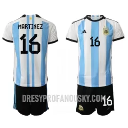 Levné Dětský Fotbalový Dres Argentina Lisandro Martinez 16 Domácí Mistrovství Světa 2022 Levné Dětský Fotbalový Dres Argentina Lisandro Martinez 16 Domácí Mistrovství Světa 2022