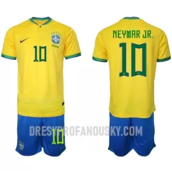 Levné Dětský Fotbalový Dres Brazílie Neymar Jr 10 Domácí Mistrovství Světa 2022 Levné Dětský Fotbalový Dres Brazílie Neymar Jr 10 Domácí Mistrovství Světa 2022