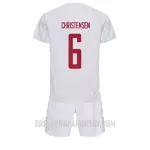 Levné Dětský Fotbalový Dres Dánsko Andreas Christensen 6 Venkovní Mistrovství Světa 2022