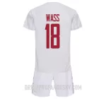 Levné Dětský Fotbalový Dres Dánsko Daniel Wass 18 Venkovní Mistrovství Světa 2022