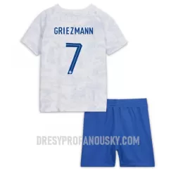 Levné Dětský Fotbalový Dres Francie Antoine Griezmann 7 Venkovní Mistrovství Světa 2022 Levné Dětský Fotbalový Dres Francie Antoine Griezmann 7 Venkovní Mistrovství Světa 2022