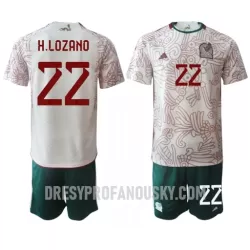Levné Dětský Fotbalový Dres Mexiko Hirving Lozano 22 Venkovní Mistrovství Světa 2022 Levné Dětský Fotbalový Dres Mexiko Hirving Lozano 22 Venkovní Mistrovství Světa 2022