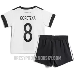 Levné Dětský Fotbalový Dres Německo Leon Goretzka 8 Domácí Mistrovství Světa 2022 Levné Dětský Fotbalový Dres Německo Leon Goretzka 8 Domácí Mistrovství Světa 2022