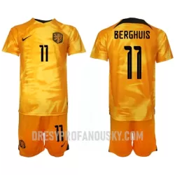 Levné Dětský Fotbalový Dres Nizozemsko Steven Berghuis 11 Domácí Mistrovství Světa 2022 Levné Dětský Fotbalový Dres Nizozemsko Steven Berghuis 11 Domácí Mistrovství Světa 2022