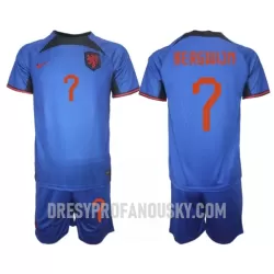 Levné Dětský Fotbalový Dres Nizozemsko Steven Bergwijn 7 Venkovní Mistrovství Světa 2022 Levné Dětský Fotbalový Dres Nizozemsko Steven Bergwijn 7 Venkovní Mistrovství Světa 2022