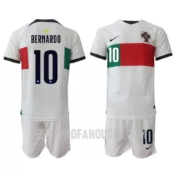 Levné Dětský Fotbalový Dres Portugalsko Bernardo Silva 10 Venkovní Mistrovství Světa 2022 Levné Dětský Fotbalový Dres Portugalsko Bernardo Silva 10 Venkovní Mistrovství Světa 2022