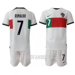 Levné Dětský Fotbalový Dres Portugalsko Cristiano Ronaldo 7 Venkovní Mistrovství Světa 2022 Levné Dětský Fotbalový Dres Portugalsko Cristiano Ronaldo 7 Venkovní Mistrovství Světa 2022