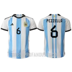 Levné Mužský Fotbalový Dres Argentina German Pezzella 6 Domácí Mistrovství Světa 2022 Levné Mužský Fotbalový Dres Argentina German Pezzella 6 Domácí Mistrovství Světa 2022