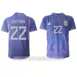 Levné Mužský Fotbalový Dres Argentina Lautaro Martinez 22 Venkovní Mistrovství Světa 2022 Levné Mužský Fotbalový Dres Argentina Lautaro Martinez 22 Venkovní Mistrovství Světa 2022