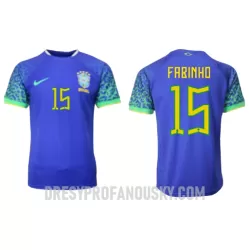 Levné Mužský Fotbalový Dres Brazílie Fabinho 15 Venkovní Mistrovství Světa 2022 Levné Mužský Fotbalový Dres Brazílie Fabinho 15 Venkovní Mistrovství Světa 2022
