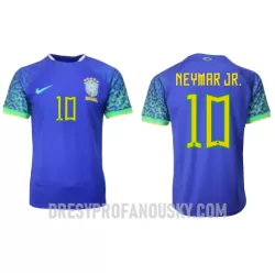 Levné Mužský Fotbalový Dres Brazílie Neymar Jr 10 Venkovní Mistrovství Světa 2022 Levné Mužský Fotbalový Dres Brazílie Neymar Jr 10 Venkovní Mistrovství Světa 2022