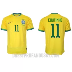 Levné Mužský Fotbalový Dres Brazílie Philippe Coutinho 11 Domácí Mistrovství Světa 2022 Levné Mužský Fotbalový Dres Brazílie Philippe Coutinho 11 Domácí Mistrovství Světa 2022