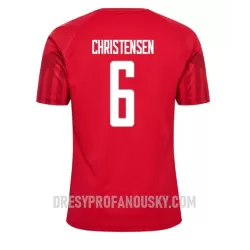 Levné Mužský Fotbalový Dres Dánsko Andreas Christensen 6 Domácí Mistrovství Světa 2022 Levné Mužský Fotbalový Dres Dánsko Andreas Christensen 6 Domácí Mistrovství Světa 2022