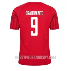 Levné Mužský Fotbalový Dres Dánsko Martin Braithwaite 9 Domácí Mistrovství Světa 2022 Levné Mužský Fotbalový Dres Dánsko Martin Braithwaite 9 Domácí Mistrovství Světa 2022