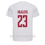 Levné Mužský Fotbalový Dres Dánsko Pierre-Emile Hojbjerg 23 Venkovní Mistrovství Světa 2022