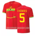 Levné Mužský Fotbalový Dres Ghana Thomas Partey 5 Venkovní Mistrovství Světa 2022