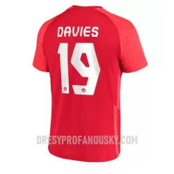 Levné Mužský Fotbalový Dres Kanada Alphonso Davies 19 Domácí Mistrovství Světa 2022 Levné Mužský Fotbalový Dres Kanada Alphonso Davies 19 Domácí Mistrovství Světa 2022
