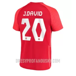 Levné Mužský Fotbalový Dres Kanada Jonathan David 20 Domácí Mistrovství Světa 2022 Levné Mužský Fotbalový Dres Kanada Jonathan David 20 Domácí Mistrovství Světa 2022