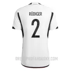 Levné Mužský Fotbalový Dres Německo Antonio Rudiger 2 Domácí Mistrovství Světa 2022