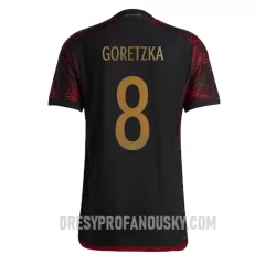 Levné Mužský Fotbalový Dres Německo Leon Goretzka 8 Venkovní Mistrovství Světa 2022 Levné Mužský Fotbalový Dres Německo Leon Goretzka 8 Venkovní Mistrovství Světa 2022