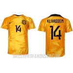 Levné Mužský Fotbalový Dres Nizozemsko Davy Klaassen 14 Domácí Mistrovství Světa 2022