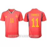Levné Mužský Fotbalový Dres Španělsko Ferran Torres 11 Domácí Mistrovství Světa 2022