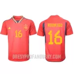 Levné Mužský Fotbalový Dres Španělsko Rodri Hernandez 16 Domácí Mistrovství Světa 2022