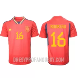 Levné Mužský Fotbalový Dres Španělsko Rodri Hernandez 16 Domácí Mistrovství Světa 2022 Levné Mužský Fotbalový Dres Španělsko Rodri Hernandez 16 Domácí Mistrovství Světa 2022