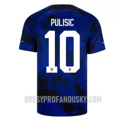 Levné Mužský Fotbalový Dres Spojené Státy Americké Christian Pulisic 10 Venkovní Mistrovství Světa 2022 Levné Mužský Fotbalový Dres Spojené Státy Americké Christian Pulisic 10 Venkovní Mistrovství Světa 2022
