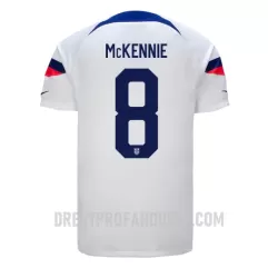 Levné Mužský Fotbalový Dres Spojené Státy Americké Weston McKennie 8 Domácí Mistrovství Světa 2022 Levné Mužský Fotbalový Dres Spojené Státy Americké Weston McKennie 8 Domácí Mistrovství Světa 2022