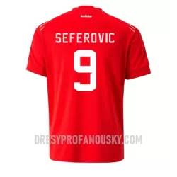 Levné Mužský Fotbalový Dres Švýcarsko Haris Seferovic 9 Domácí Mistrovství Světa 2022 Levné Mužský Fotbalový Dres Švýcarsko Haris Seferovic 9 Domácí Mistrovství Světa 2022