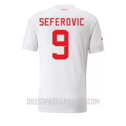 Levné Mužský Fotbalový Dres Švýcarsko Haris Seferovic 9 Venkovní Mistrovství Světa 2022 Levné Mužský Fotbalový Dres Švýcarsko Haris Seferovic 9 Venkovní Mistrovství Světa 2022