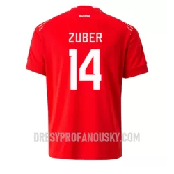 Levné Mužský Fotbalový Dres Švýcarsko Steven Zuber 14 Domácí Mistrovství Světa 2022 Levné Mužský Fotbalový Dres Švýcarsko Steven Zuber 14 Domácí Mistrovství Světa 2022