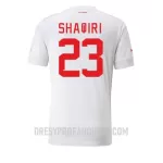 Levné Mužský Fotbalový Dres Švýcarsko Xherdan Shaqiri 23 Venkovní Mistrovství Světa 2022