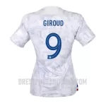 Levné Dámský Fotbalový Dres Francie Olivier Giroud 9 Venkovní Mistrovství Světa 2022