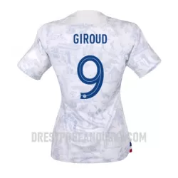 Levné Dámský Fotbalový Dres Francie Olivier Giroud 9 Venkovní Mistrovství Světa 2022 Levné Dámský Fotbalový Dres Francie Olivier Giroud 9 Venkovní Mistrovství Světa 2022