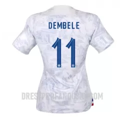 Levné Dámský Fotbalový Dres Francie Ousmane Dembele 11 Venkovní Mistrovství Světa 2022 Levné Dámský Fotbalový Dres Francie Ousmane Dembele 11 Venkovní Mistrovství Světa 2022