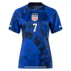 Levné Dámský Fotbalový Dres Spojené Státy Americké HEATH 7 Venkovní Mistrovství Světa 2022