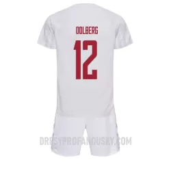 Levné Dětský Fotbalový Dres Dánsko Kasper Dolberg 12 Venkovní Mistrovství Světa 2022 Levné Dětský Fotbalový Dres Dánsko Kasper Dolberg 12 Venkovní Mistrovství Světa 2022