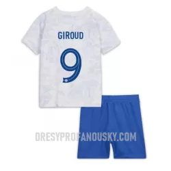 Levné Dětský Fotbalový Dres Francie Olivier Giroud 9 Venkovní Mistrovství Světa 2022 Levné Dětský Fotbalový Dres Francie Olivier Giroud 9 Venkovní Mistrovství Světa 2022