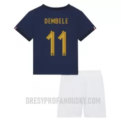 Levné Dětský Fotbalový Dres Francie Ousmane Dembele 11 Domácí Mistrovství Světa 2022 Levné Dětský Fotbalový Dres Francie Ousmane Dembele 11 Domácí Mistrovství Světa 2022