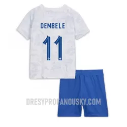 Levné Dětský Fotbalový Dres Francie Ousmane Dembele 11 Venkovní Mistrovství Světa 2022 Levné Dětský Fotbalový Dres Francie Ousmane Dembele 11 Venkovní Mistrovství Světa 2022
