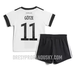Levné Dětský Fotbalový Dres Německo Mario Gotze 11 Domácí Mistrovství Světa 2022 Levné Dětský Fotbalový Dres Německo Mario Gotze 11 Domácí Mistrovství Světa 2022