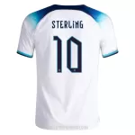 Levné Mužský Fotbalový Dres Anglie STERLING 10 Domácí Mistrovství Světa 2022