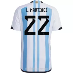 Levné Mužský Fotbalový Dres Argentina Lautaro Martinez 22 Domácí Mistrovství Světa 2022 Levné Mužský Fotbalový Dres Argentina Lautaro Martinez 22 Domácí Mistrovství Světa 2022