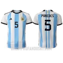 Levné Mužský Fotbalový Dres Argentina Leandro Paredes 5 Domácí Mistrovství Světa 2022 Levné Mužský Fotbalový Dres Argentina Leandro Paredes 5 Domácí Mistrovství Světa 2022