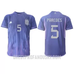 Levné Mužský Fotbalový Dres Argentina Leandro Paredes 5 Venkovní Mistrovství Světa 2022 Levné Mužský Fotbalový Dres Argentina Leandro Paredes 5 Venkovní Mistrovství Světa 2022