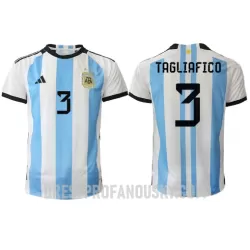 Levné Mužský Fotbalový Dres Argentina Nicolas Tagliafico 3 Domácí Mistrovství Světa 2022 Levné Mužský Fotbalový Dres Argentina Nicolas Tagliafico 3 Domácí Mistrovství Světa 2022