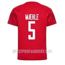 Levné Mužský Fotbalový Dres Dánsko Joakim Maehle 5 Domácí Mistrovství Světa 2022 Levné Mužský Fotbalový Dres Dánsko Joakim Maehle 5 Domácí Mistrovství Světa 2022